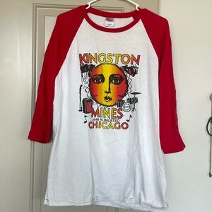 Vintage Kingston Mines (Chicago) Baseball T-Shirt